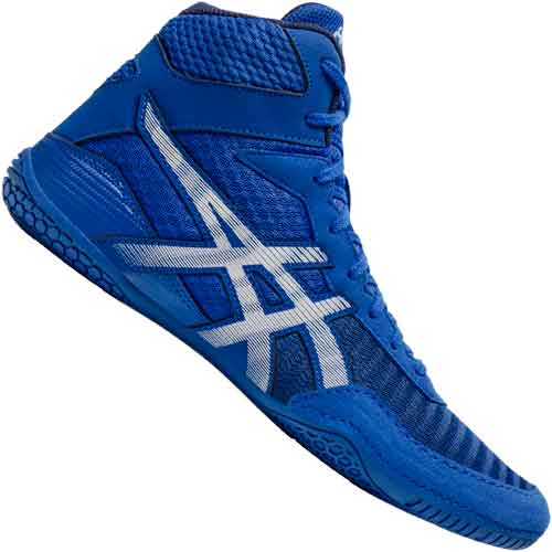 Asics Matcontrol Wrestling Boots Shoes - Blue