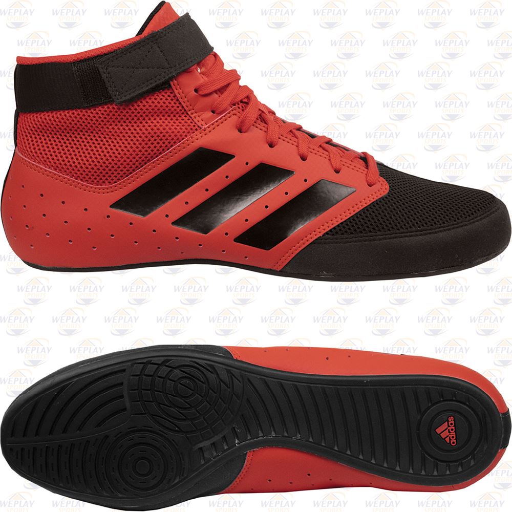 adidas Mat Hog Wrestling Shoes Red