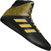 adidas Mat Wizard Hype Wrestlings Shoes - Black w. Gold