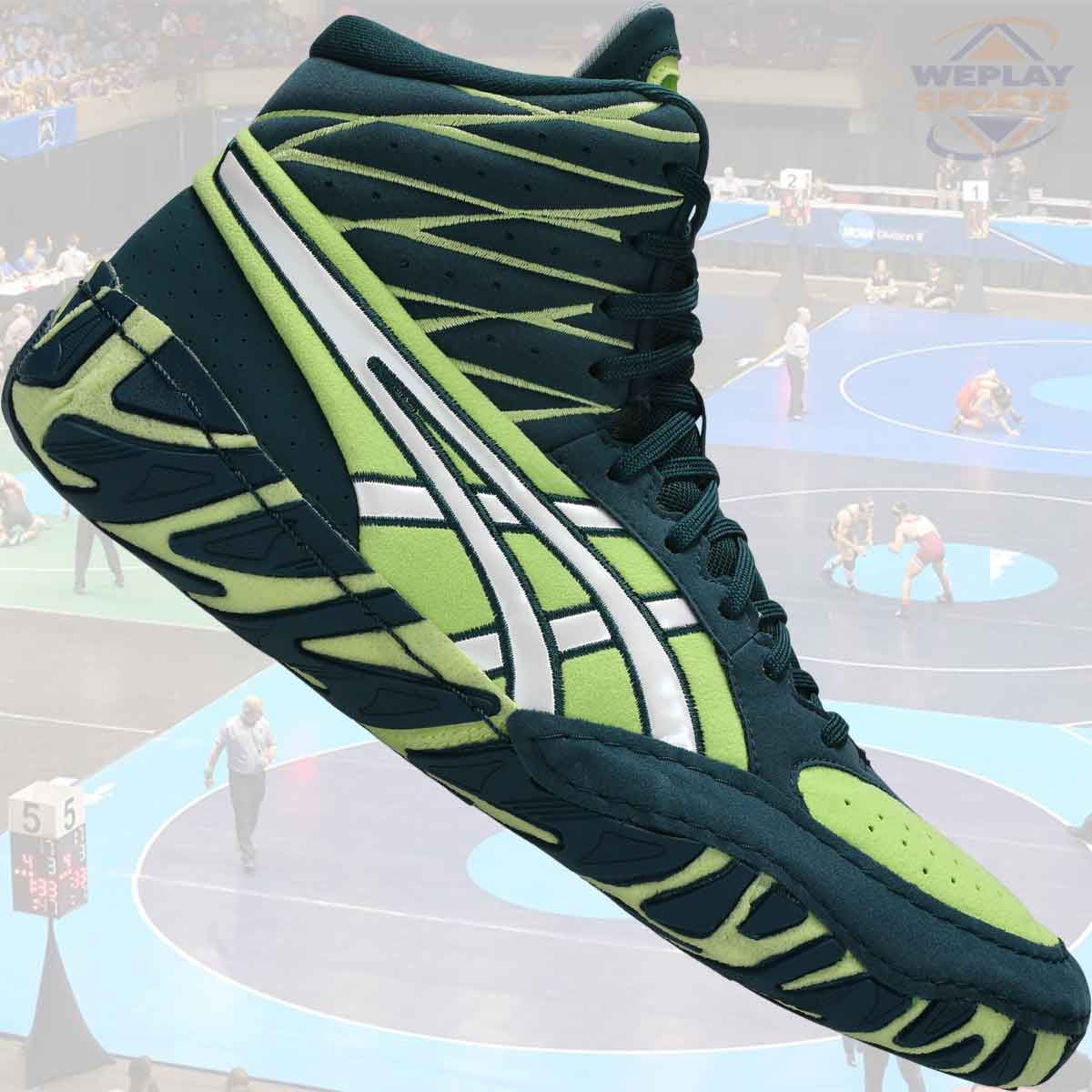 Asics Aggressor 6 Wrestling Shoes - Teal