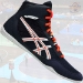 Asics Matcontrol 4 Wrestling Shoes Boots  - Navy Blue Orange