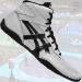  Asics Matflex 7 Wrestling Shoes - Gray Black