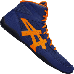  Asics Mat Flex 7 Wrestling Shoes - Cobalt Orange