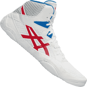 ASICS Snapdown 3 Wrestling Shoes - White Red Blue