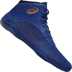 Asics Split Elite 2 Wrestling Shoes - Blue Orange