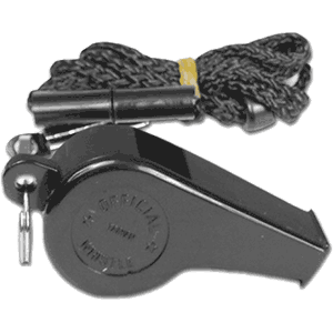 Champro Sports Plastic Whistle w. Lanyard
