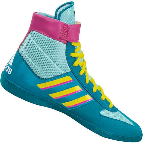 adidas Combat Speed 5 Wrestling Shoes - Aqua Teal