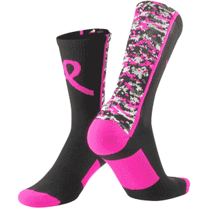 TCK Digital Camo Aware Crew Socks TCK, Digital Camo, Cancer Aware, Crew Socks, LDBCC
